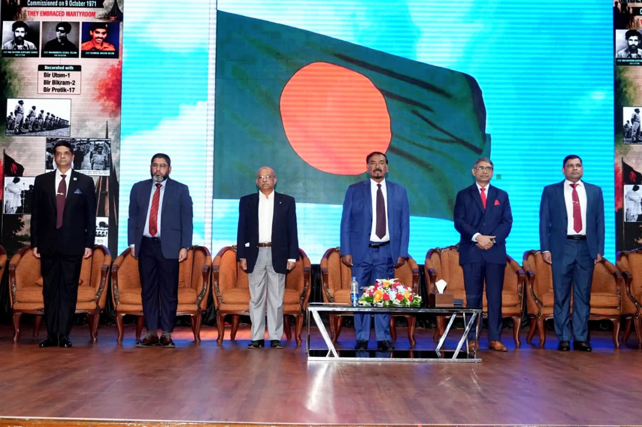 বাংলাদেশ লিবারেশন ওয়ার কোর্সের কমিশনিং ও ফেলোশিপ ডে উদ্‌যাপন