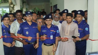 সুধারাম মডেল থানাধীন আন্ডারচরে অস্থায়ী পুলিশ ক্যাম্প উদ্বোধন