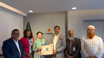 প্রাথমিক ও গণশিক্ষা প্রতিমন্ত্রীর সঙ্গে ডব্লিউএফপির কান্ট্রি ডিরেক্টর ও আবাসিক প্রতিনিধি কোকো উশিয়ামার সৌজন্য সাক্ষাৎ