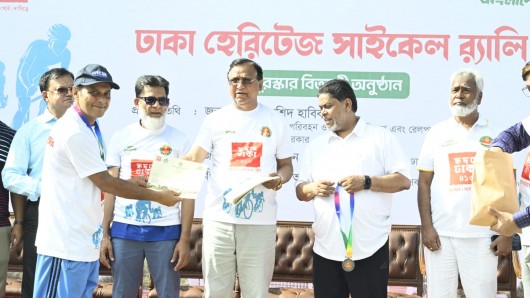 ক্লিন সিটি, গ্রিন সিটি’র বার্তা নিয়ে ডিএসসিসির উদ্যোগে ‘ঢাকা হেরিটেজ সাইকেল র‍্যালি’ অনুষ্ঠিত