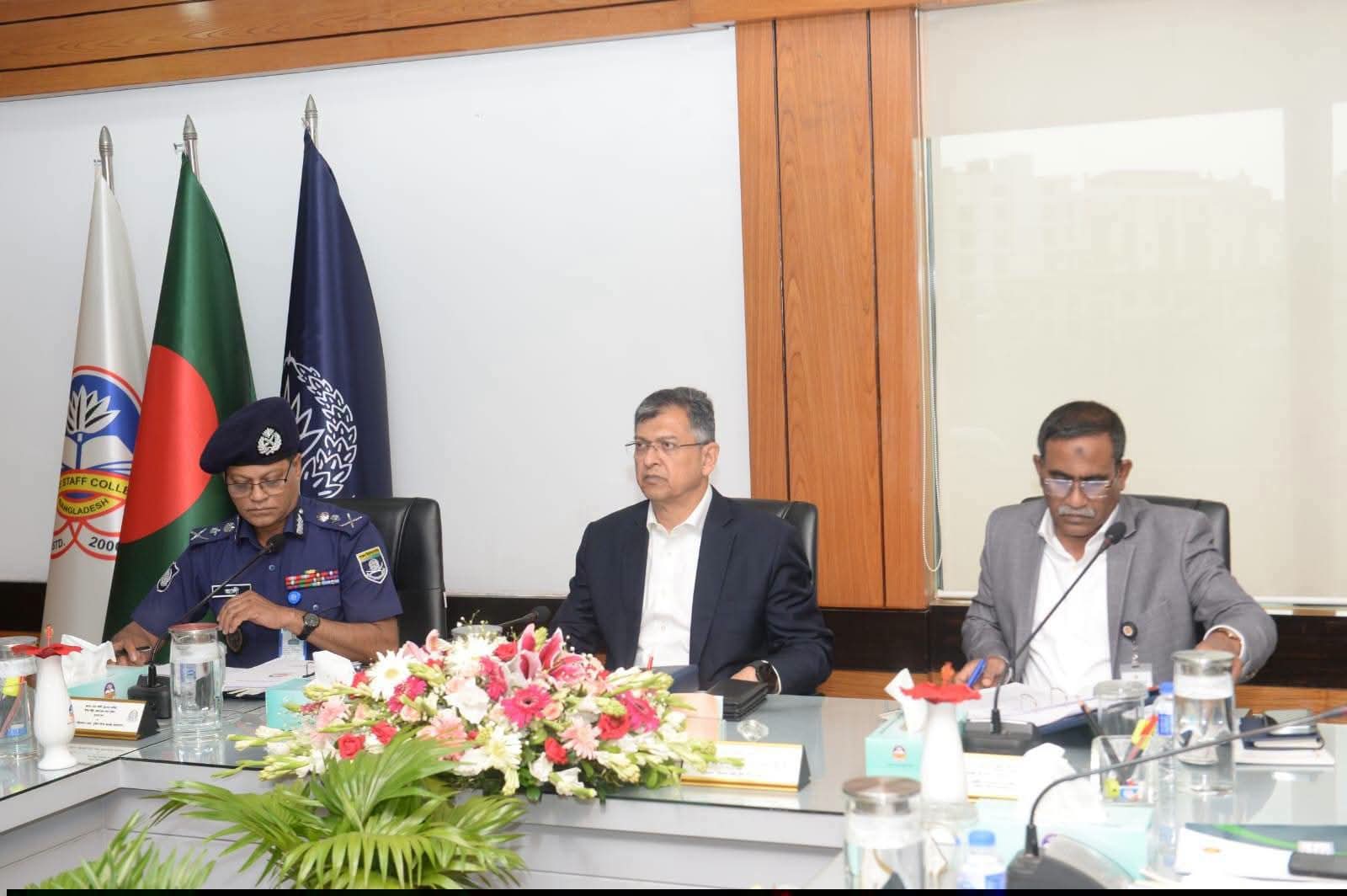 পুলিশ স্টাফ কলেজের পরিচালনা বোর্ডের ২১তম সভা অনুষ্ঠিত