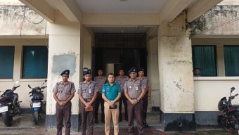 পুলিশ কমিশনারের প্রতিনিধি হিসেবে অতিরিক্ত পুলিশ কমিশনার কর্তৃক মাহিগঞ্জ থানা বার্ষিক পরিদর্শন