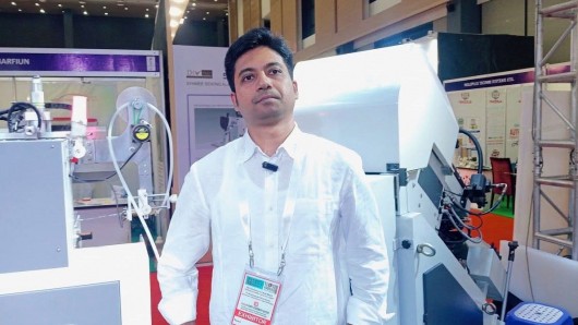 লেদার অ্যান্ড ফুটওয়্যার এক্সপোতে ফোর এস অ্যাডভান্স টেকনোলজির আধুনিক প্রযুক্তির প্রদর্শন​