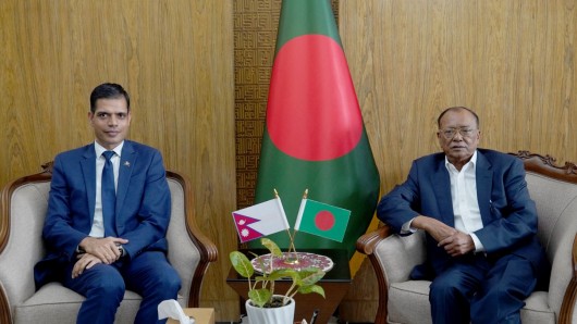 পরিবেশমন্ত্রীর সঙ্গে নেপালের রাষ্ট্রদূতের সৌজন্য সাক্ষাৎ