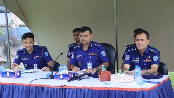 পুলিশের অধস্তন কর্মকর্তা এবং কর্মচারীগণের বিভাগীয় পদোন্নতি পরীক্ষা-২০২৬ এর প্যারেড পরীক্ষা অনুষ্ঠিত