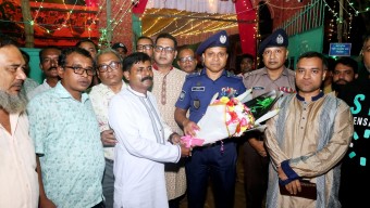 কাউখালী ও কাপ্তাই থানাধীন বিভিন্ন পূজামণ্ডপ পরিদর্শন করলেন রাঙ্গামাটি পার্বত্য জেলার পুলিশ সুপার।