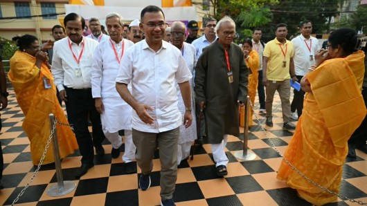 শারদীয় শুভেচ্ছা জানাতে রাজশাহীর পূজামণ্ডপে প্রধানমন্ত্রী তারেক রহমান