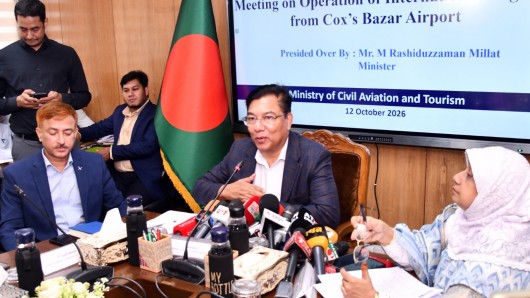 আগামী নভেম্বরে কক্সবাজার আন্তর্জাতিক বিমানবন্দর উদ্বোধনের লক্ষ্যে প্রস্তুতি চলমান রয়েছে—বেসামরিক বিমান পরিবহন ও পর্যটন মন্ত্রী